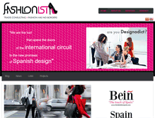 Tablet Screenshot of fashionistatc.com